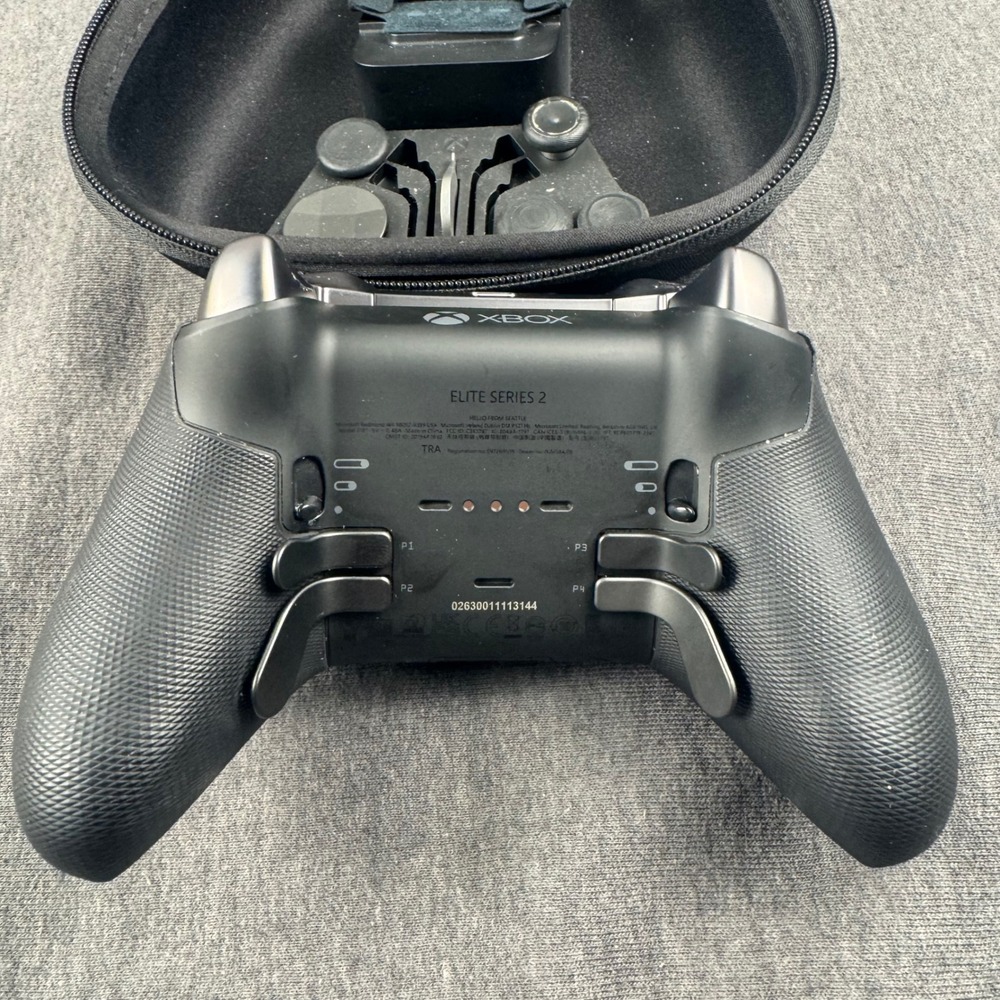 Microsoft Xbox‎ Elite Series 2 Wireless Controller Black Model 1797 w/ Case Dock - Picture 3 of 8
